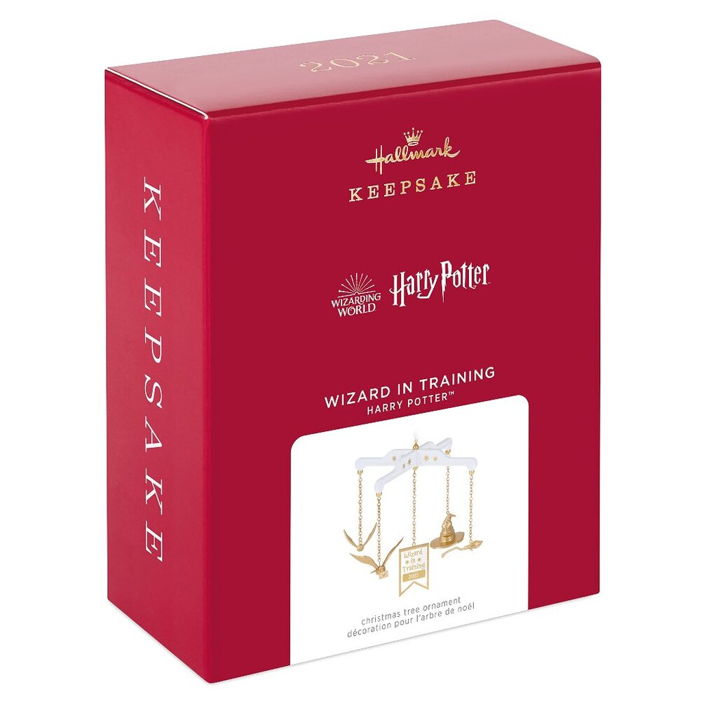 New! Harry Potter Wizard in Training Hallmark Keepsake Christmas Ornament 2021